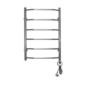 Изображение товара Электрический полотенцесушитель Domoterm Лаура П6 хром 50х80 см с ТЭН и таймером