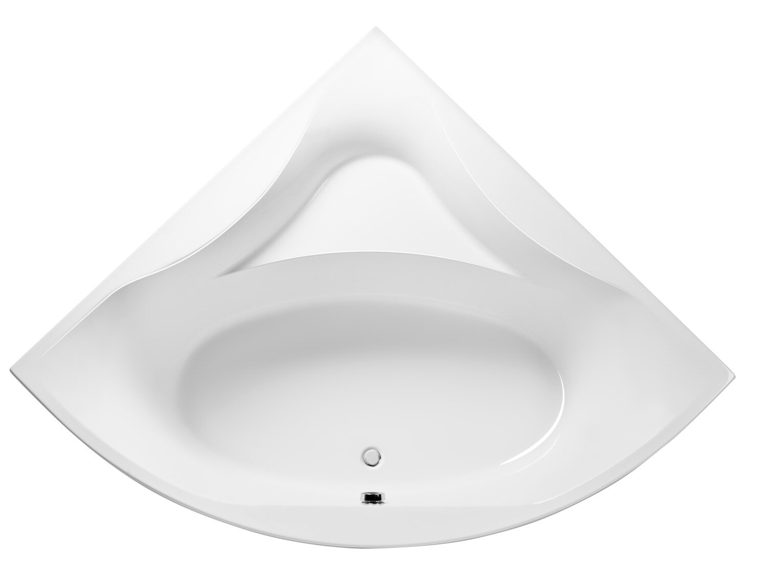 Изображение товара Ванна акриловая Excellent Glamour 150 х 150 см, цвет белый, WAEX.GLA15WH