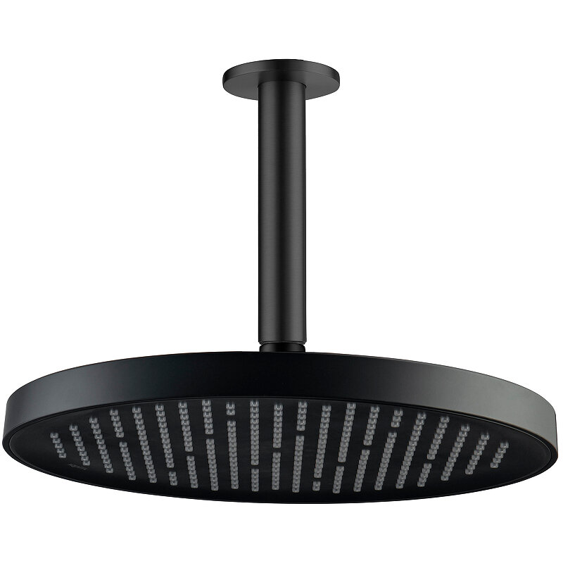 Изображение товара Верхний душ Aquatek с держателем 26 см черный матовый AQ2070MB