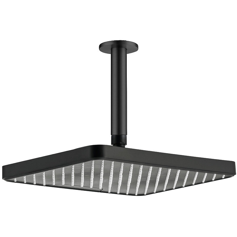 Изображение товара Верхний душ Aquatek с держателем черный матовый AQ2071MB для ванной комнаты