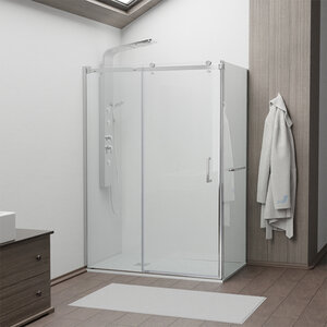 Изображение товара Душевой уголок RGW TO-44-1 (TO-14 + Z-060-2), 130 x 90 см, дверь раздвижная, стекло прозрачное, хром, 020744139-11