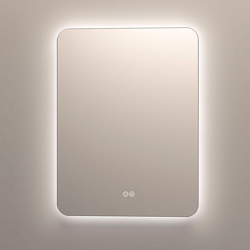 Изображение товара Зеркало с LED подсветкой Vincea 60х80см, сенсор, антизапотевание, IP44