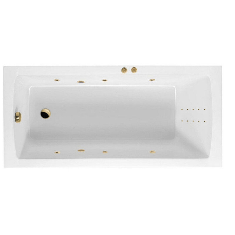 Изображение товара Ванна гидромассажная Excellent Aquaria Line Nano 150 x 70 см, цвет белый/золото, WAEX.AQU15.LINENANO.GL Изображение товара Ванна гидромассажная Excellent Aquaria Line Nano 150 x 70 см, цвет белый/золото, WAEX.AQU15.LINENANO.GL