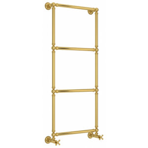 Изображение товара Полотенцесушитель водяной Сунержа Ренессанс 1304, высота 120 см, ширина 50 см, нижнее подключение, цвет золото, 03-0280-1250