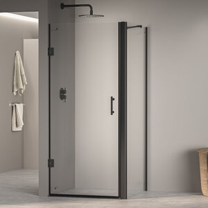 Изображение товара Душевой уголок RGW Passage PA-36-B (PA-06B+Z-050-2B+держ) 41083688-014, 80 х 80 см, стекло прозрачное, профиль черный