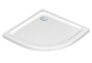Изображение товара Поддон керамический Ideal Standard CONNECT 90 x 90 см, T266901, полукруг, слив в углу