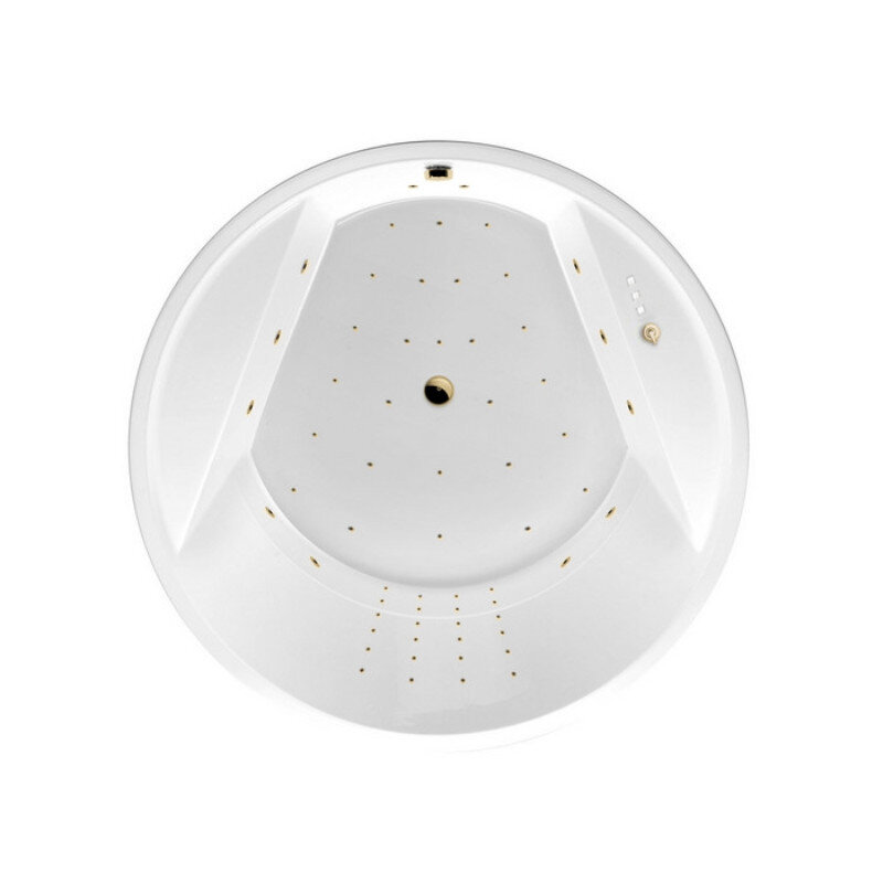 Изображение товара Гидромассажная ванна Excellent Great Arc Nano 160x160 см бело-золотая