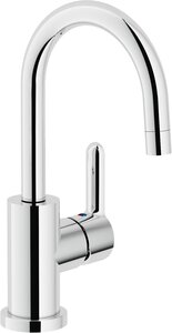 Изображение товара Смеситель Nobili ABC AB87338/2CR для раковины высокий, поворотный излив