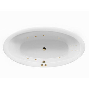 Изображение товара Ванна гидромассажная Excellent Lumina Line Nano 190 x 95 см, белый/золото, WAEX.LUM19.LINENANO.GL