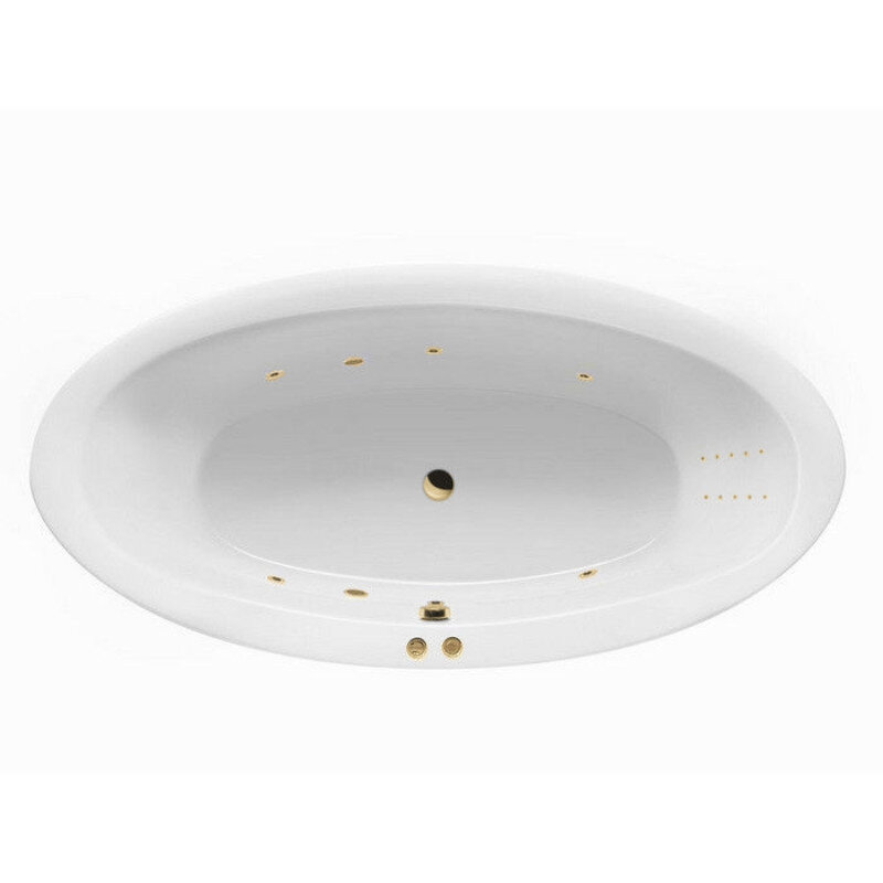 Изображение товара Ванна гидромассажная Excellent Lumina Line Nano 190 x 95 см белый золото