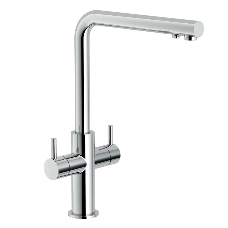 Изображение товара Смеситель Nobili Acquerelli AQ93823/3VCR для кухни, с каналом для питьевой воды, цвет хром