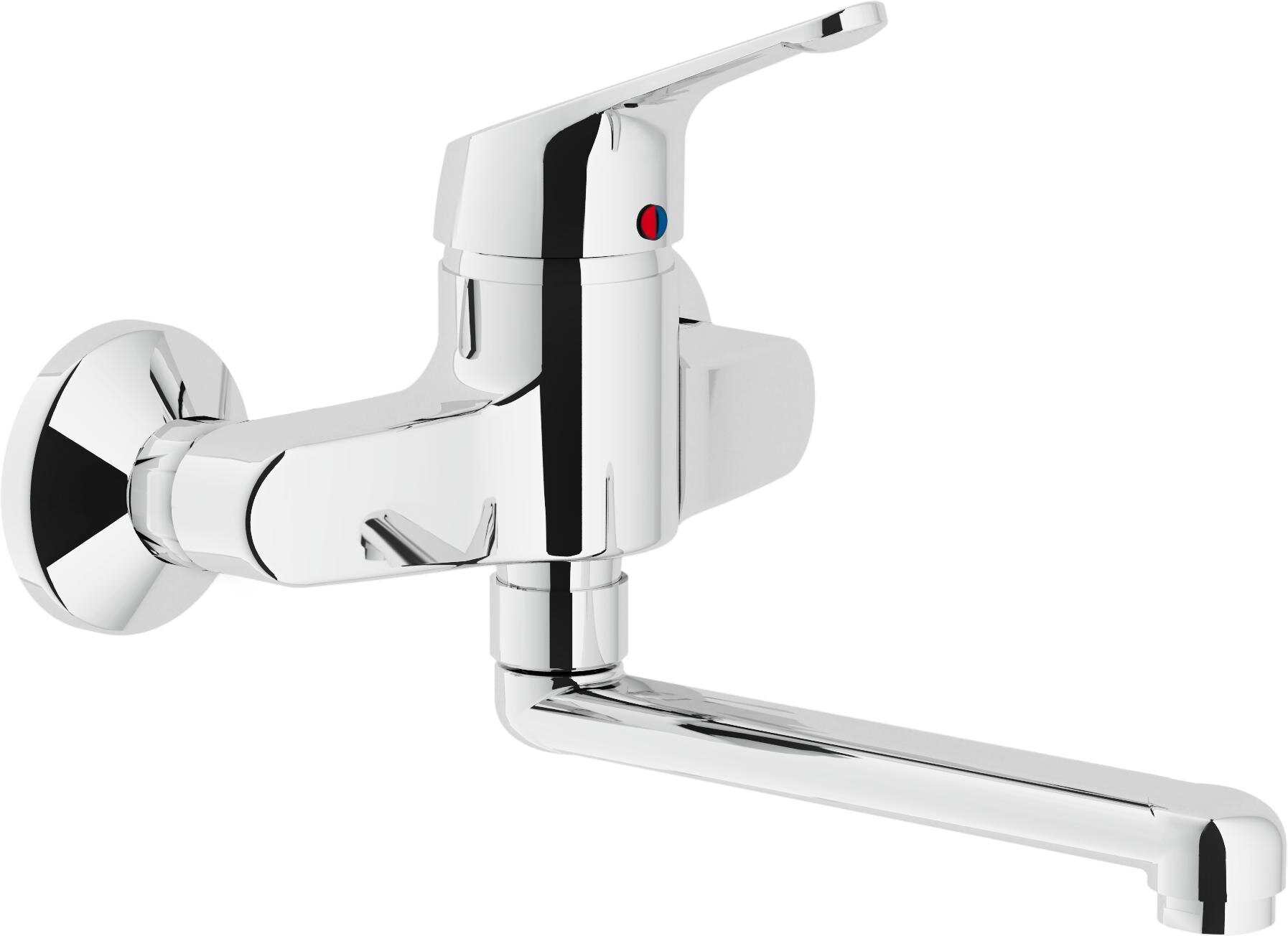 Изображение товара Смеситель Nobili Hera HE24115CR для кухни, настенный монтаж