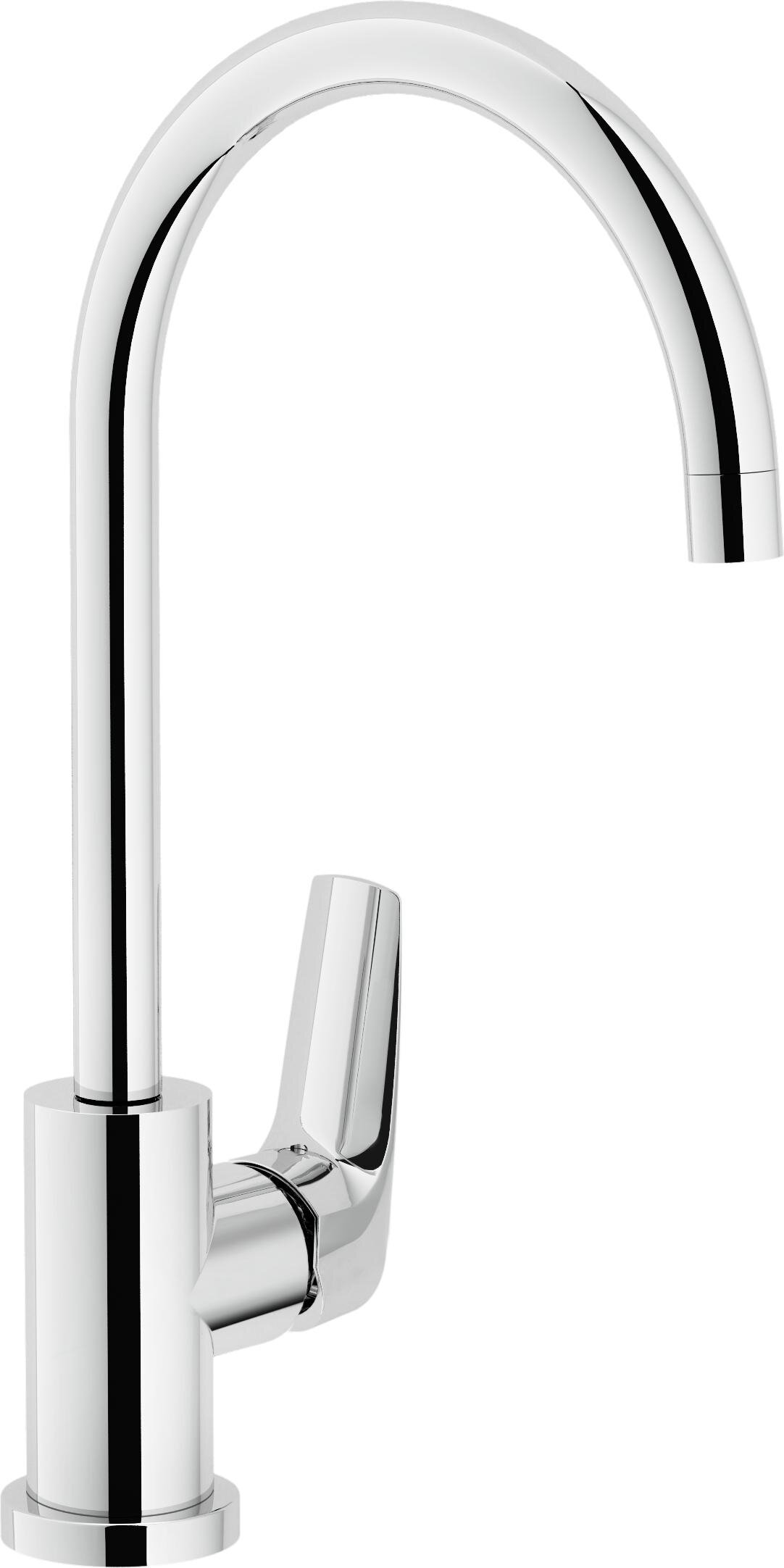 Изображение товара Современный кухонный смеситель Nobili Nobi NB84133CR с поворотным изливом