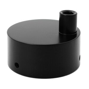 Изображение товара Бокс Domoterm для скрытого подключения полотенцесушителя, черный матовый, DMT 315