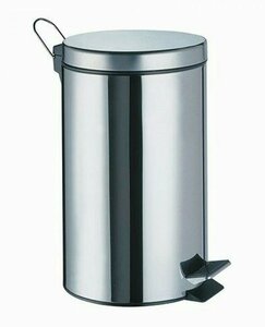 Изображение товара Ведро для мусора RainBowl H103 12 л с педалью хром нержавейка