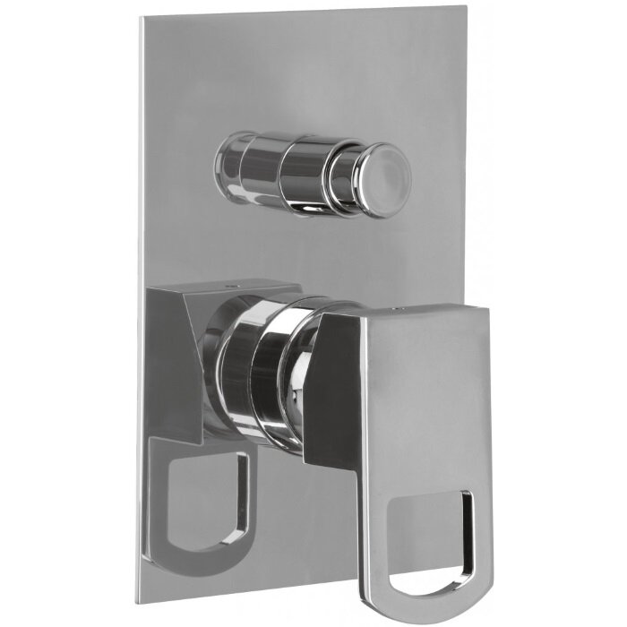 Изображение товара Современный встроенный смеситель для ванны и душа Cezares Levico LEVICO-VDIM-01-Cr хром Италия