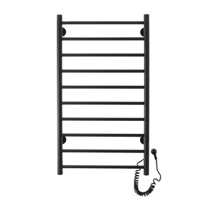 Изображение товара Полотенцесушитель электрический Domoterm Аврора 109-10 EK R/EK L черный матовый