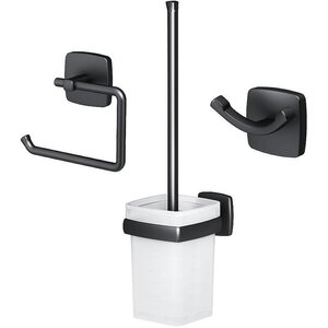 Изображение товара Набор аксессуаров Am.Pm Gem, для зоны туалета, цвет черный матовый, AK90T2003B