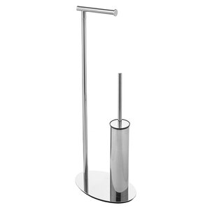 Изображение товара Мини-стойка Camelos с овальным основанием, хром, Италия