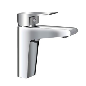 Изображение товара Смеситель Aquame Prato AQMP6121, для раковины, с донным клапаном, цвет хром