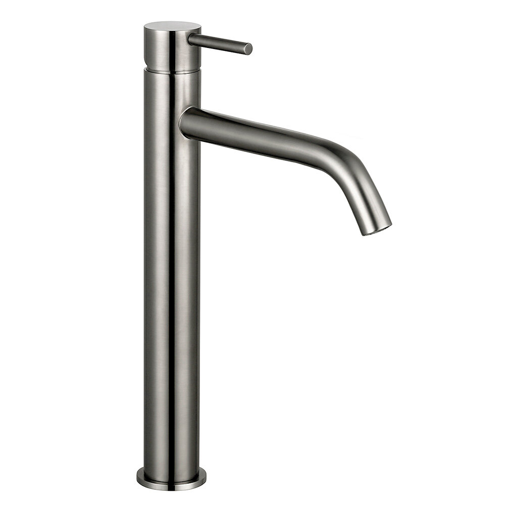 Изображение товара Смеситель для раковины Aquame Siena AQM6214GM Gun Metal, однорычажный, Италия