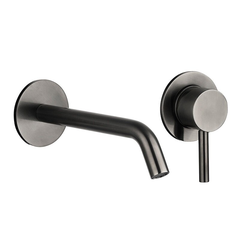 Изображение товара Смеситель для раковины Aquame Siena AQM6215GM Gun Metal 10 лет гарантии Италия