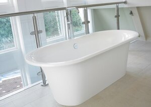 Изображение товара Ванна Victoria&Albert Monaco белая 1740х800 мм отдельностоящая кварил