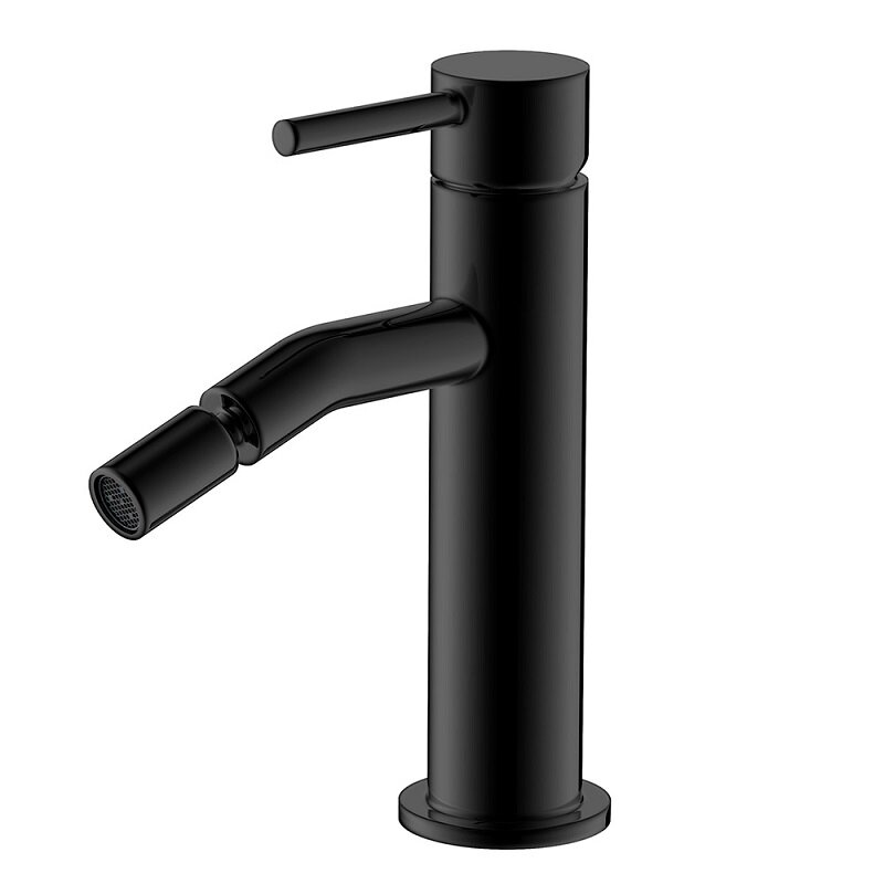 Изображение товара Исследованный черный матовый смеситель для биде Aquame Siena AQM6216MB из Италии
