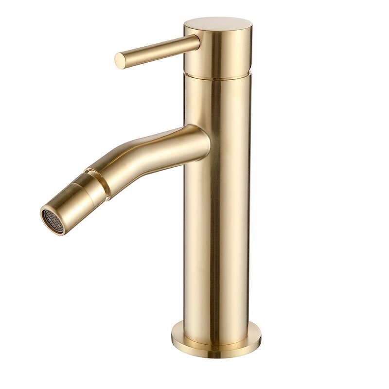 Изображение товара Смеситель для биде Aquame Siena AQM6216BG шлифованное золото