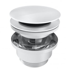 Изображение товара Донный клапан для раковины Victoria&Albert, универсальный, с крышкой Push Control, белый, KIT-25-SW