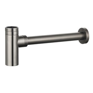 Изображение товара Сифон Aquame для раковины, цвет оружейный металл, AQM7010GM