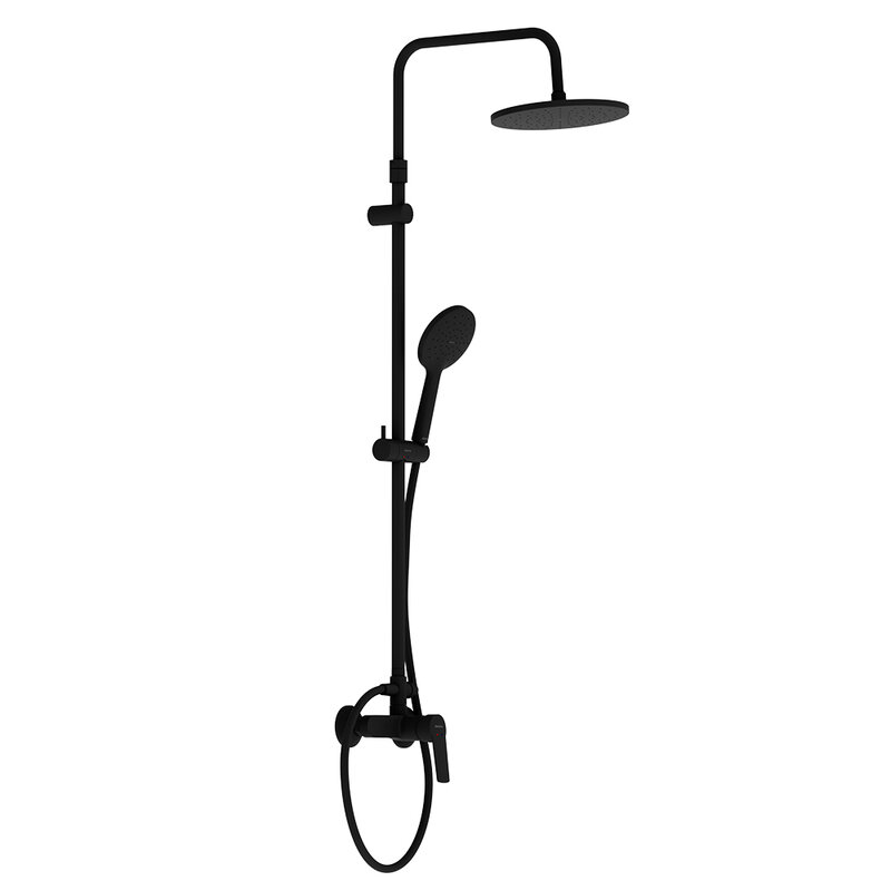 Изображение товара Damixa Jupiter 977710300 черный матовый — душевая система