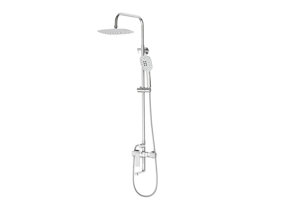 Изображение товара Душевая система Laguraty с тропическим и ручным душем, хромированная