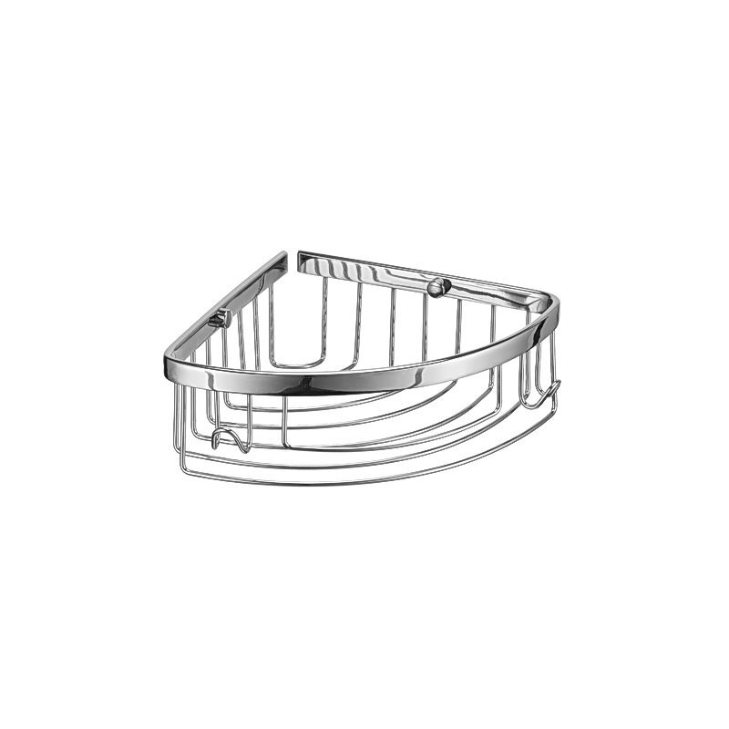 Изображение товара Угловая полка-решетка Rainbowl 18 см хром для ванной и кухни