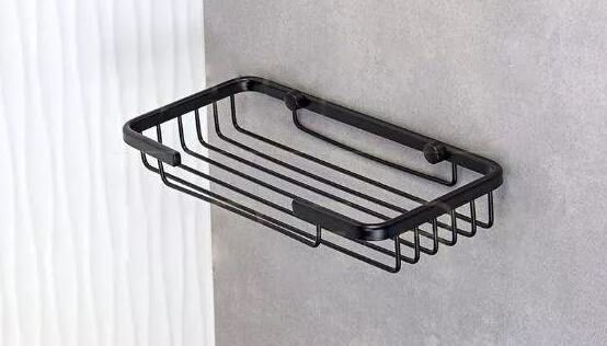 Изображение товара Полка-решетка Rain Bowl Cube 0034-7S, 23 см, черный матовый