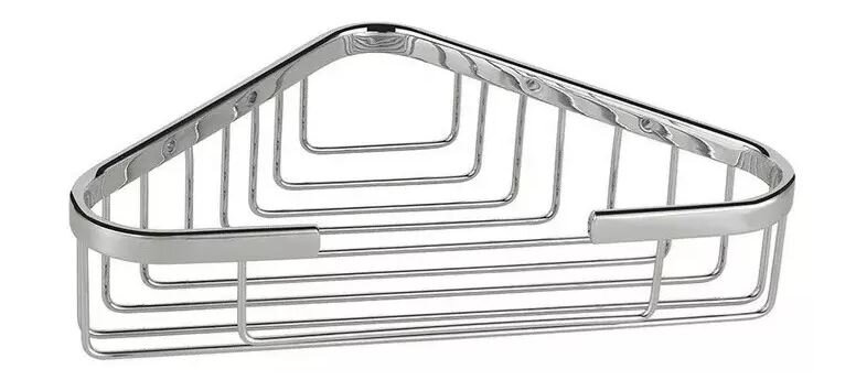 Изображение товара Полка-решетка Rain Bowl угловая 25 см хром 0034-9