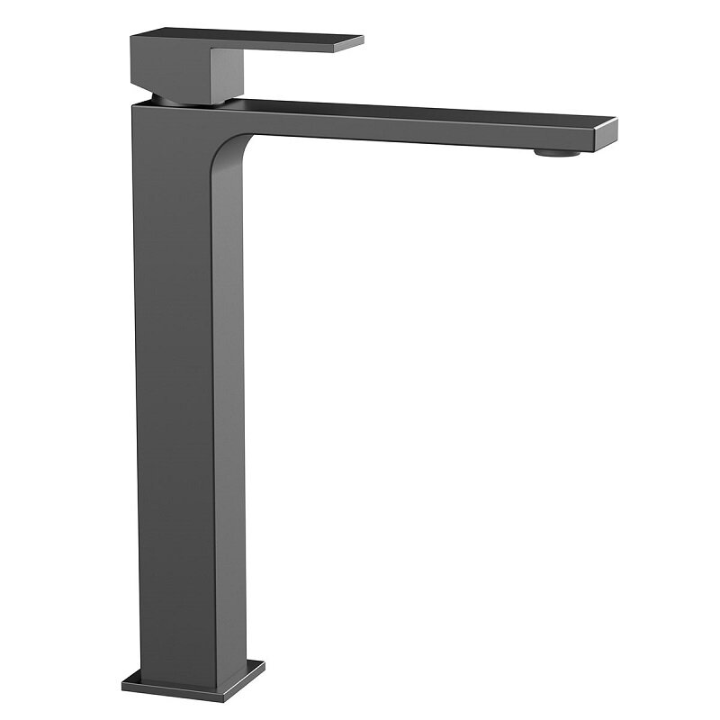 Изображение товара Смеситель Vincea Cube VBF-1C02GM для раковины, воронёная сталь, gunmetal