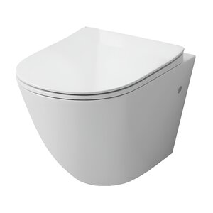 Изображение товара Подвесной унитаз Grossman GR-4411SQ безободковый, смыв торнадо бесшумный, с тонкой крышкой