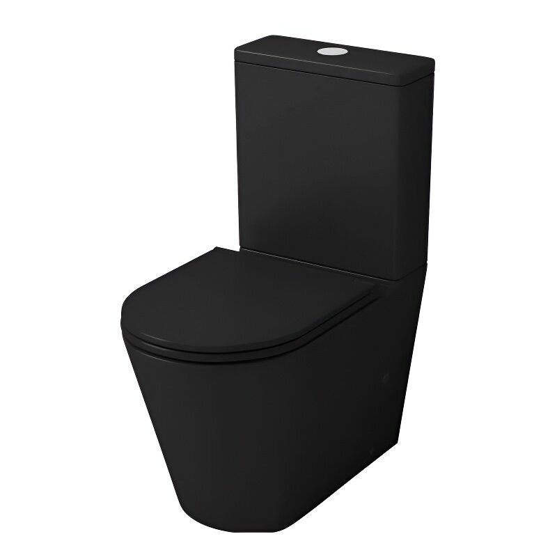 Изображение товара Унитаз-компакт Grossman GR-4449BMSQ безободковый черный матовый