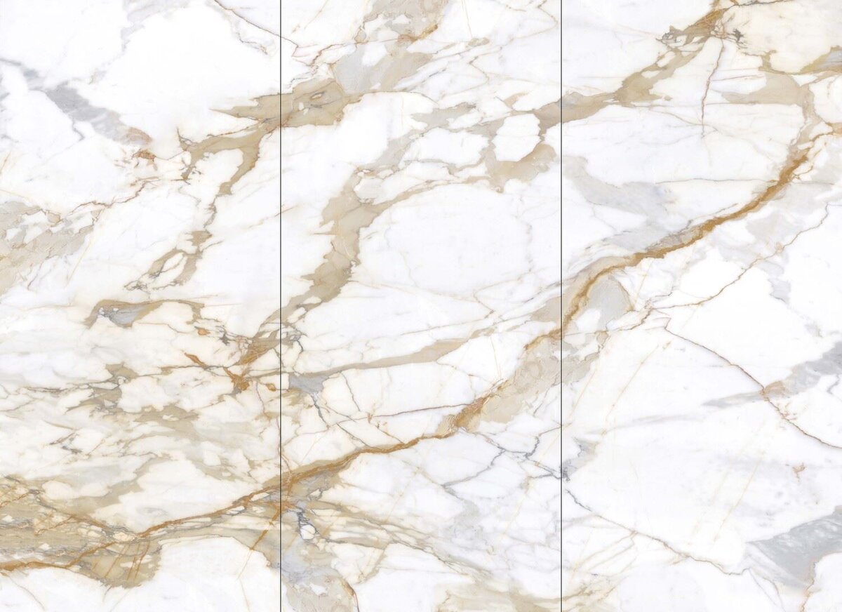 Изображение товара Керамогранит Zodiac Calacatta Gold MN034AY261206 120 x 260 см, Matt, 6 мм, белый