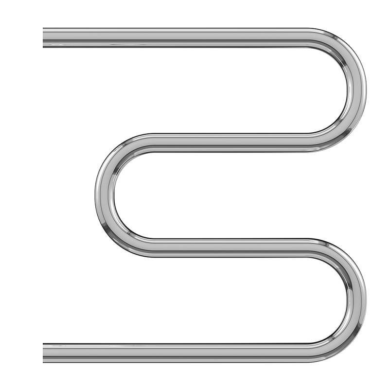 Изображение товара Полотенцесушитель водяной Domoterm M-образный ширина 60 см, высота 50 см, боковое подключение 50 см, хром, 32 М 600х500 DM