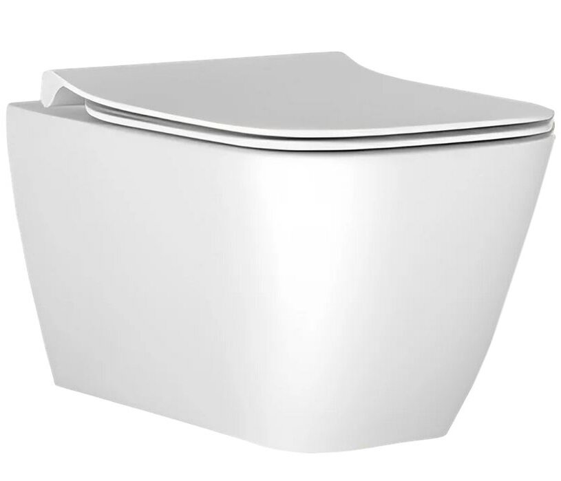 Изображение товара Подвесной унитаз безободковый Ideal Standard i.life B, технология RimLS+, крышка-сиденье с микролифтом, белый, T533001