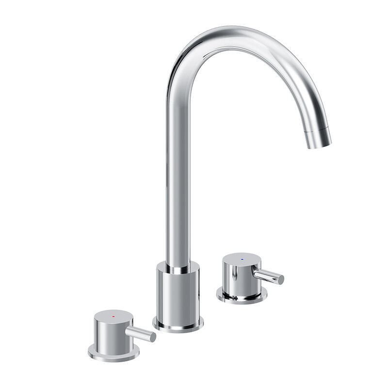 Изображение товара Смеситель Damixa Scandinavian Pure для раковины хром двухвентильный
