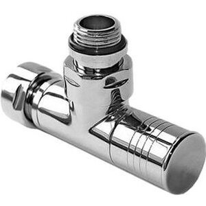 Изображение товара Вентиль угловой Домотерм НР-ВН 1/2 х 3/4 хром для полотенцесушителя