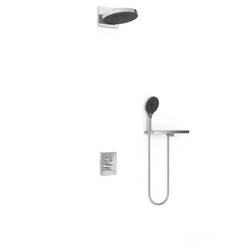 Изображение товара Современная термостатическая душевая система Vincea Inspire, 2 потребителя, хром