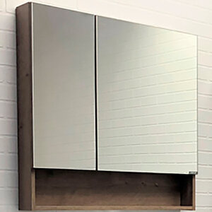 Изображение товара Зеркальный шкаф Comfortу Никосия, 80 см, подвесной, цвет дуб темный, 00-00007619 (00-00007619CF)