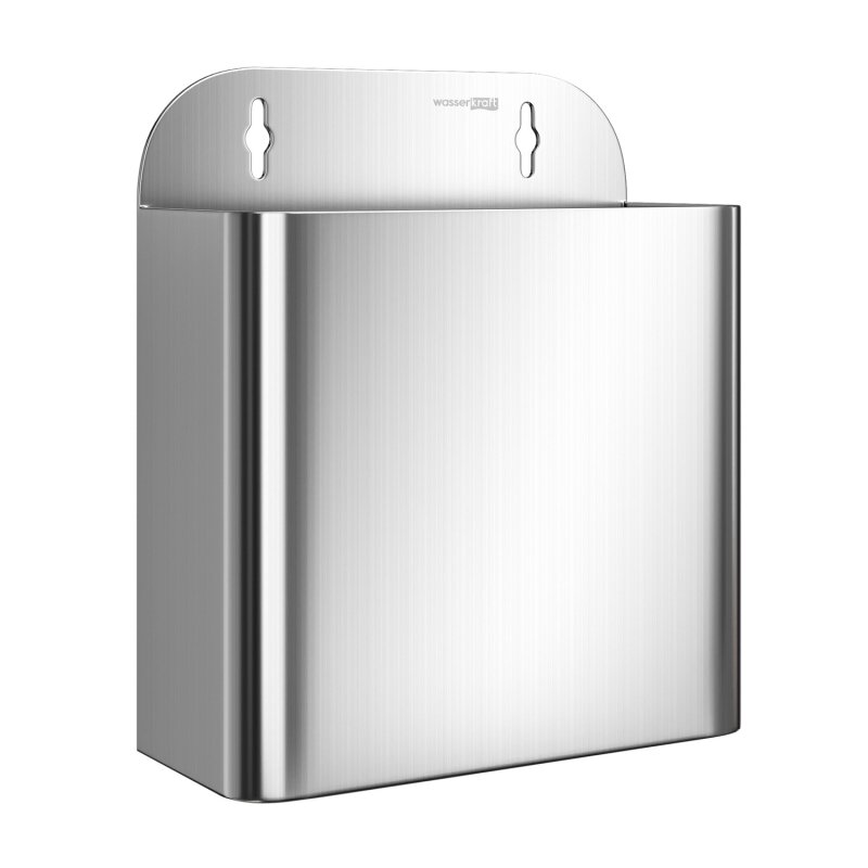 Изображение товара Корзина для мусора WasserKRAFT серия К подвесная 11 л нержавеющая сталь K-10611