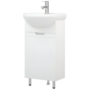 Изображение товара Тумба под раковину Corozo Лея SD-00001490, 45 см, напольная, цвет белый