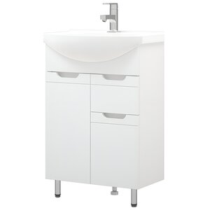 Изображение товара Тумба под раковину Corozo 60 Z1, 60 см, цвет белый, SD-00001491