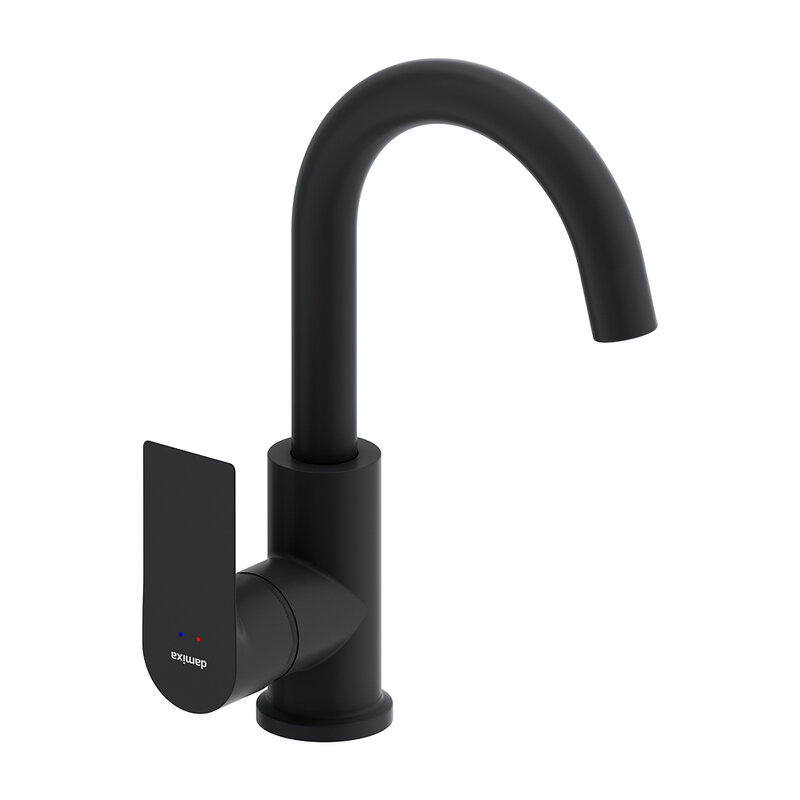 Изображение товара Смеситель для раковины Damixa Apollo 470220300, цвет черный матовый